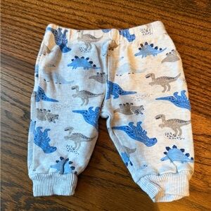 Cute Dinosaur Print Baby Pants